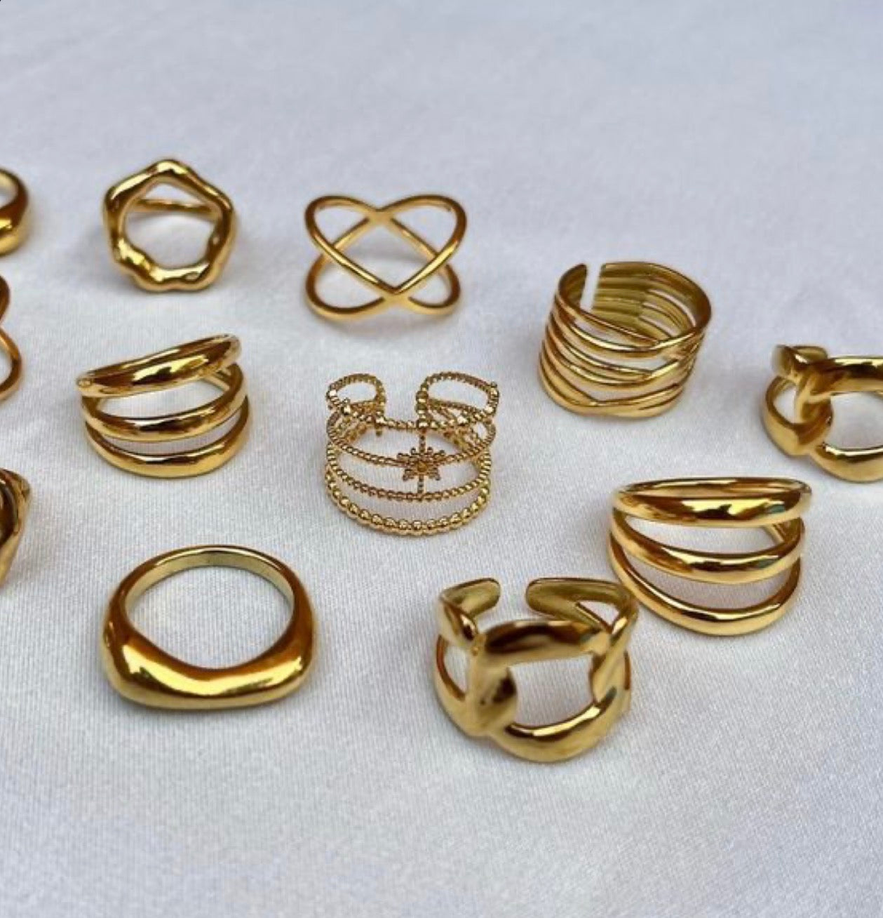 Nerūdijančio plieno žiedai