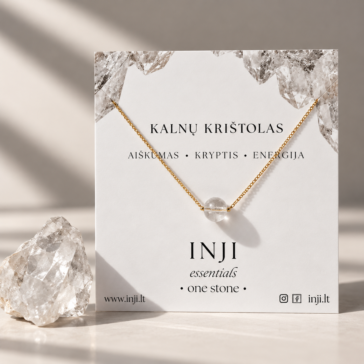 ONE STONE · KALNŲ KRIŠTOLAS