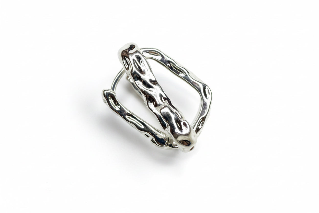 Auskarai ‘Bangelės Silver’